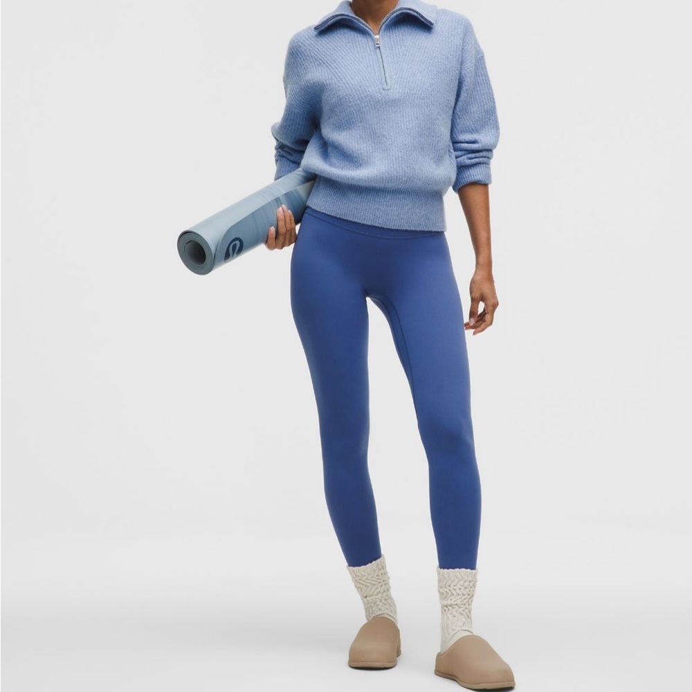 Navy Blue Lululemon Align High-Waisted Leggings
